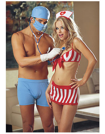 Sexy Candy Striper Costume Sexy Candy Striper Costume