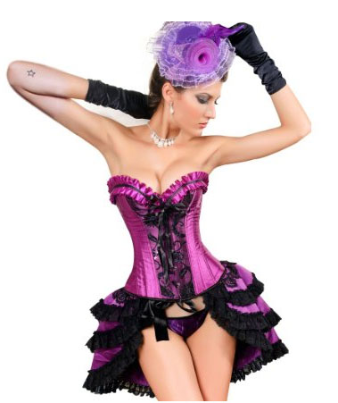 Sexy Purple Burlesque Costume Sexy Purple Burlesque Costume