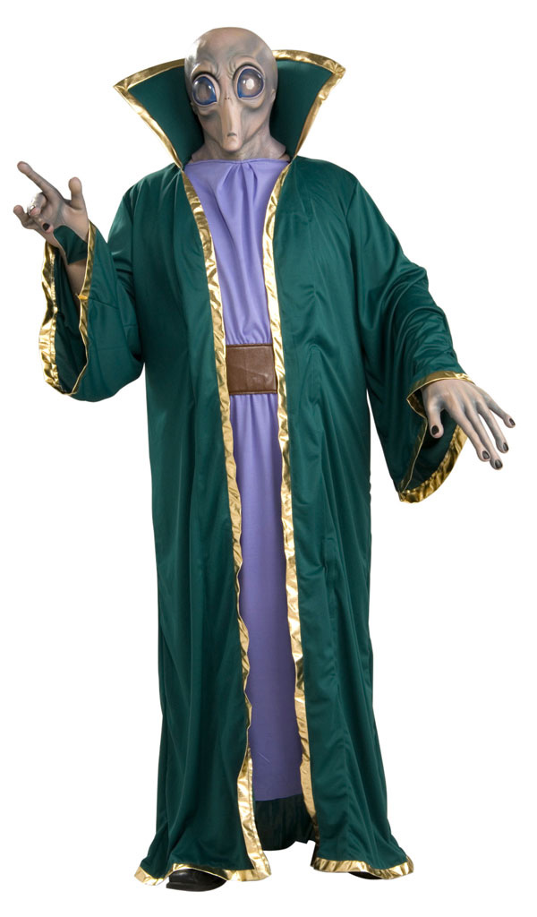 A Green Alien Costume A Green Alien Costume