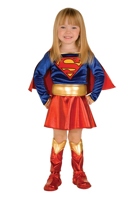 A Cute Little Supergirl Costume