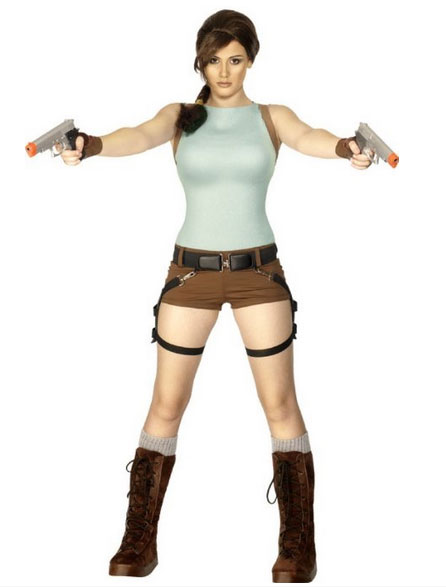 A Lara Croft Costume