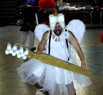 A Man In A Tooth Fairy Costume