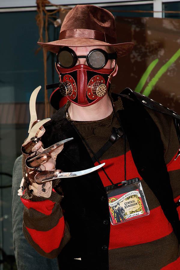 A Steampunk Freddy Krueger Costume