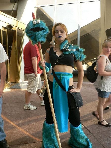 Cookie Monster Hunter Costume