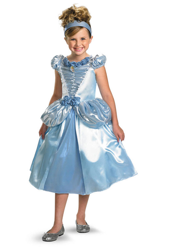 Satin Cinderella Costume For Kids Satin Cinderella Costume For Kids
