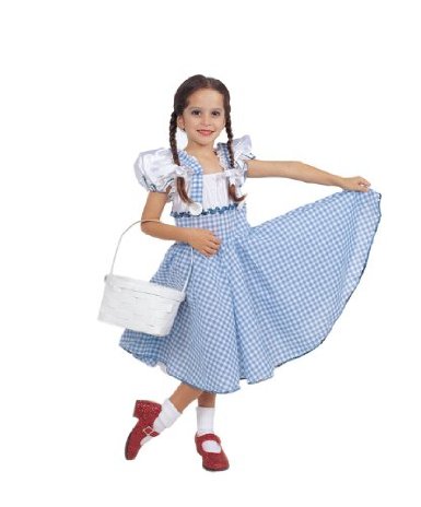 A Dorothy Costume With A Long Length Skirt For Children